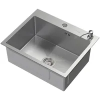 ML-Design Spülbecken 55 x 45 x 20 cm Silber