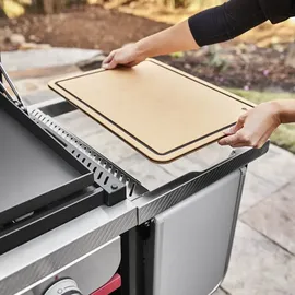 Weber Schneidebrett 48 x 36 cm Holz Braun/Schwarz