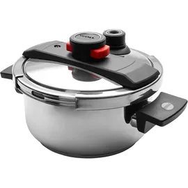 WOLL Schnellkochtopf Pressure Pro - silber ¦ Edelstahl ¦ Maße (cm): 12 Ø: 22.0