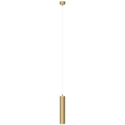 Maytoni Hängeleuchte Deckenleuchte Focus Mattgold GU10 10W für Wohnzimmer, Küche, Schlafzimmer, Esszimmer, Büro