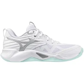 Mizuno Wave Momentum Pro Volleyballschuhe, Damen 45 - white/blue tint 42.5
