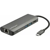 Startech DKT30CSDHPD3 USB-C 2 Ports), Dockingstation - HDMI - SD PD Adapter mit 4K Mac/ Windows - 2xA 1xC - USB C zu USB 3.0 - docking station