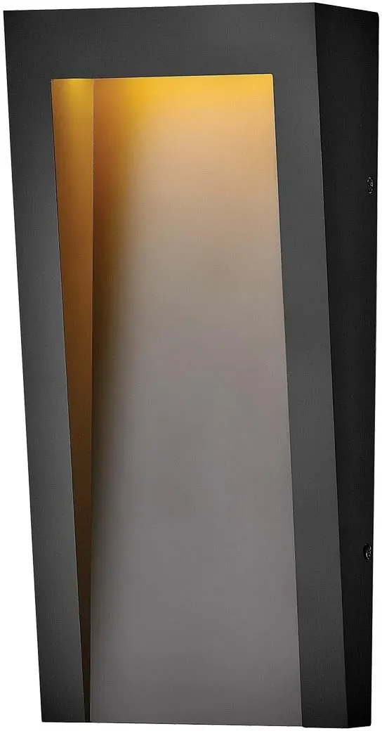 Elstead Lighting Taper LED Außenwandleuchte mittel in Textured Black