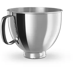 Kitchenaid Edelstahlrührschüssel 5K5THSBP, aus Edelstahl, 4,8 L, ergonomischer Griff, spülmaschinengeeignet, silber
