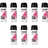 Axe Bodyspray Anarchy for Her Deo Deospray ohne Aluminiumsalze 8x 150ml Frauen Damen Deodorant mit 48 Stunden Schutz