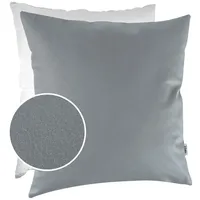 Kisska Kissenbezug Kunstleder Dekokissen Sofakissen Leder-Kissenbezüge Kissenhülle Kissen KUMO