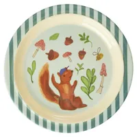 Rice Kinderteller Happy Forest blau Ø 22 cm