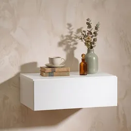 CARO-Möbel Nachttisch Anne 42 x 14 x 30 cm Weiß