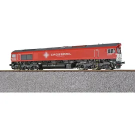 ESU 31363 - Diesellok C66, DE 6301 Crossrail, Ep. VI, Vorbildzustand um 2014, verkehrsrot, Sound+Rauch, DC/AC