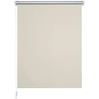 LIEDECO Rollo Klemmfix 80 x 200 cm Creme/weiß