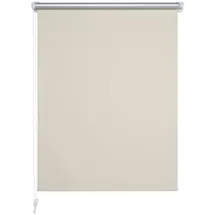 LIEDECO Rollo Klemmfix 80 x 200 cm Creme/weiß