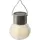 MARELIDA LED Solar Mini Lampion - 1 warmweiße LED - H: 9,5cm - D: 7cm - Lichtsensor - wei...