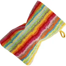 CAWÖ Life Style Karo 7017 Waschhandschuh 16 x 22 cm multicolor