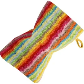 CAWÖ Life Style Karo 7017 Waschhandschuh 16 x 22 cm multicolor