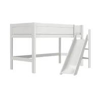 Lifetime Hochbett mit Rutsche  Basis , weiß , Maße (cm): B: 207 H: 128 T: 192.0