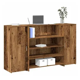 vidaXL Empfangstheke Altholz-Optik 180x50x103,5 cm Holzwerkstoff
