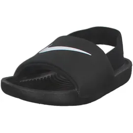 Nike Kawa Slide (TD), Black/White-White-White, 23 1⁄2