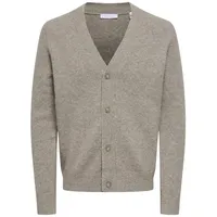 Only & Sons Cardigan "Ray" in Beige - XL