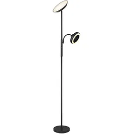 GLOBO LED Stehleuchte 20w H 178 cm Schwarz