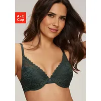 S.Oliver Push-up-BH Danielle aus dezent transparenter Spitze in blumiger