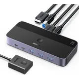 UGREEN CM664, KVM Switch, schwarz