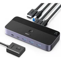UGREEN CM664, KVM Switch, schwarz