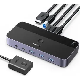 UGREEN CM664, KVM Switch, schwarz