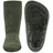 Ewers Stoppersocken Uni, Socken mit Anti-Rutsch-Sohle für Jungen und Mädchen, 1 Paar rutschfeste Kindersocken mit Gummisohle, Oliv (Olivgrün), Größe 29-30