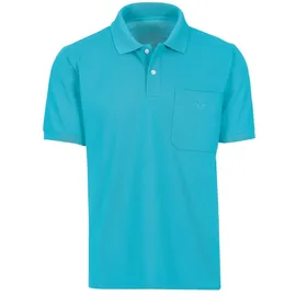 Trigema Poloshirt »TRIGEMA Polohemd mit Brusttasche«, (1 tlg.), blau