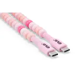 Club 3D Club3D CAC-3010 USB-C® Perlen-Kabel rosa