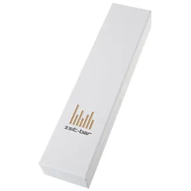 ZEIT-BAR Funk-Armbanduhr Damen, Metallgehäuse, Leder-Uhrband