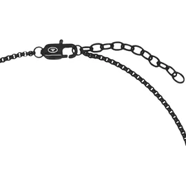 Tom Tailor Kette mit Anhänger Edelstahl Schwarz