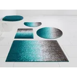 MY HOME Badematte »Elif, Badvorleger, Badezimmer Teppich«, rutschhemmend beschichtet, fußbodenheizungsgeeignet-schnell trocknend-strapazierfähig, Ombré-Look, Badteppich, Badematten auch als 3 teiliges Set erhältlich