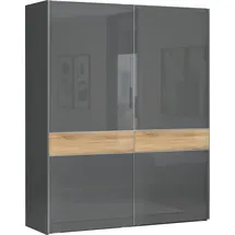 OTTO home Schwebetürenschrank Onyx 182 x 224 x 61 cm Grau