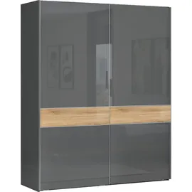 OTTO home Schwebetürenschrank Onyx 182 x 224 x 61 cm Grau