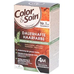 Color & Soin® Dauerhafte Haarfarbe 4M Mahagoni Kastanienbraun