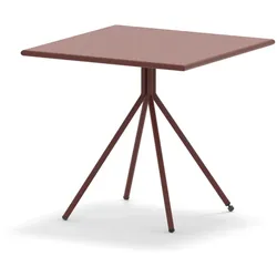 Vermobil - Twist Tisch, 80 x 80 cm, terrakotta