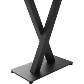 Stolkom Bartisch Duke 120 x 104 x 60 cm Eiche Massivholz geölt/Schwarz