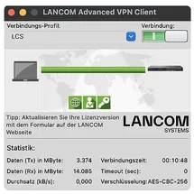 Lancom Systems Lancom Advanced VPN Client (Mac, 10 Benutzer)