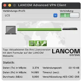 Lancom Systems Lancom Advanced VPN Client (Mac, 10 Benutzer)