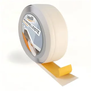 Lemodo Sockelleiste Weichsockelleiste selbstklebend, L: 500 cm, 1-St., Weichsockelleiste, Winkel, 50mm, flexibel, selbstklebend weiß 500 cm