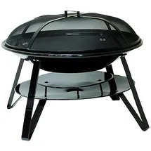 somagic Outdoor-Feuerstelle Ø 70 cm Schwarz