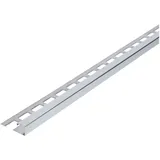Proline Fliesenschiene, Als Quadratprofil, Edelstahl (v2a) glänzend, Länge 2,50 m 11 mm Fliesenprofil,