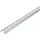 Proline Fliesenschiene, Als Quadratprofil, Edelstahl (v2a) glänzend, Länge 2,50 m 11 mm Fliesenprofil,