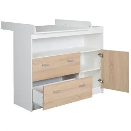 roba Kinderzimmer Gabriella breit 2-tlg. weiß/sonoma eiche