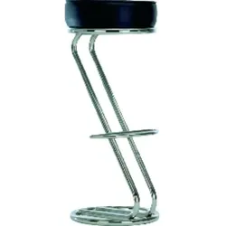 Bistrohocker ZETA H=830mmchrom/schwarz