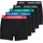 JACK JONES Huey Boxershorts 5 Einheiten Electric Blue Lemonade Pack Black Black Black Black 14 Jahre
