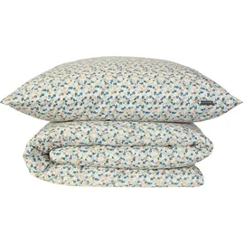 SCHIESSER Bettwäsche "Ditsy aus weicher Baumwolle mit dezentem Millefleur-Muster", beige (creme), B/L: 135cm x 200cm, 1 Stk., 1 Stk., Renforcé, B/L: 80cm x 80cm, 2 Stk.