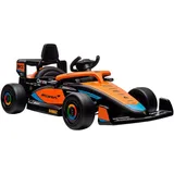 aiyaplay Kinder Elektroauto, 12V Kinderfahrzeug mit 2,4G-Fernbedienung, MP3 USB, Elektrofahrzeug mit Federung, Hupe, 3-5km/h, für 3-5 Jahre Kinder, Orange