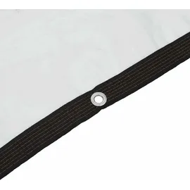 vidaXL Transparente Plane mit Ösen 5x5 m Polyethylen